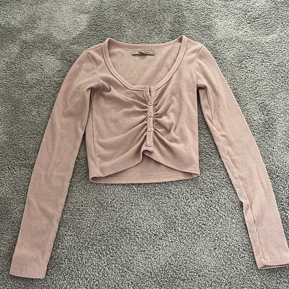 Harlow long sleeve scrunch top